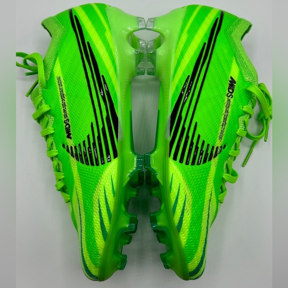 Nike men’s CR7 Mercurial vapor 15 Elite MDS FG Green strike/black soccer Shoes
